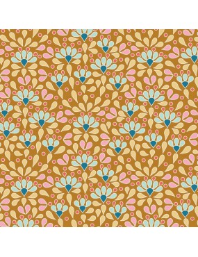 Tissu coton Tilda Cotton Beach Sea anemone