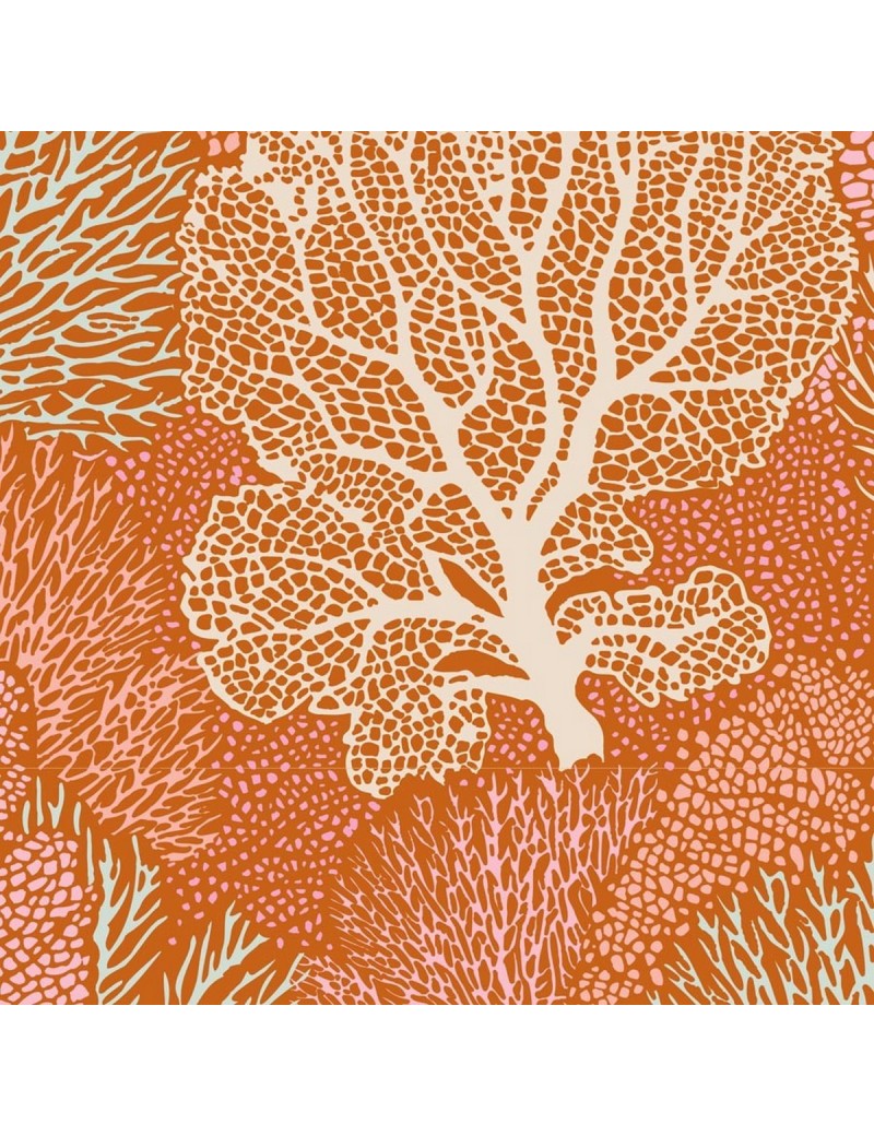 Fat quarter Tilda Cotton Beach Corail Reef