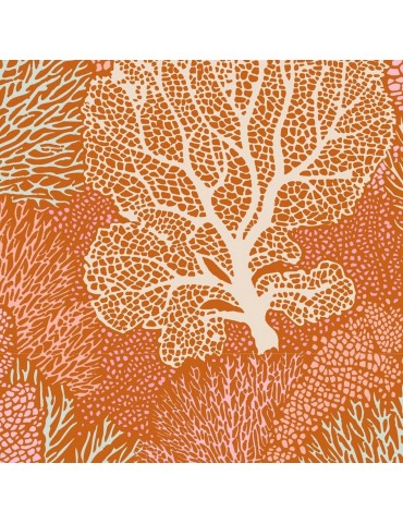 Fat quarter Tilda Cotton Beach Corail Reef