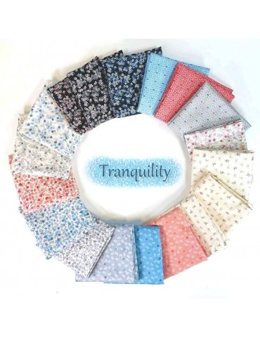 Fat quarter Tranquility Floret