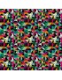 Tissu coton Jewel Tones Mosaïque