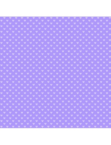 Makower Hearts Amethyst 9149/P purple
