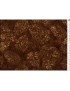 Tissu Batik imprimé fleurs marron
