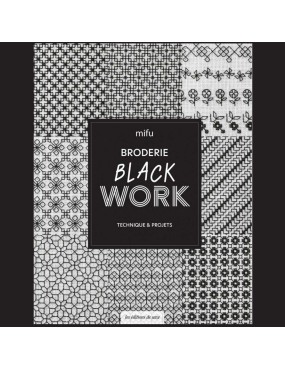 Livre broderie Black Work techniques et projets