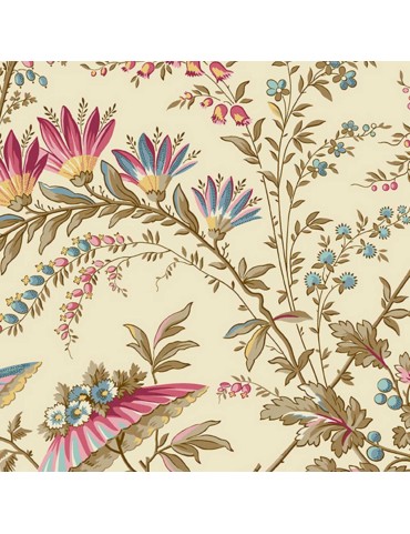 Tissu Sienna Whimsical Garden Cream max & Louise