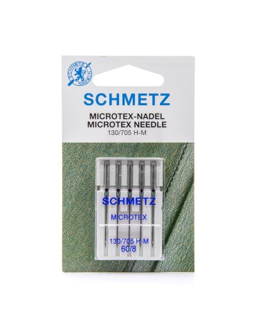 Aiguilles Schmetz Microtex pour matières délicates