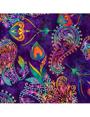 QT 29193 -V Large Paisley QT Fabrics