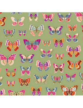 Tissu coton Luxe Butterflies