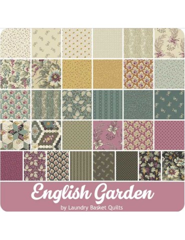 Fat quarter English Garden Orchid