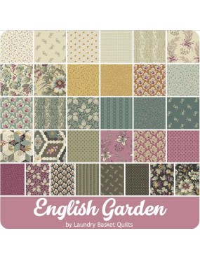 English Garden tissu par Edyta Sitar Bachelor Button