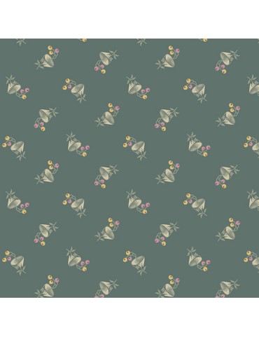 A-797-T English Garden Bachelor Button Earl Grey