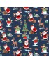 Tissu coton Noël Santa scenic de Andover fabrics pour Makower