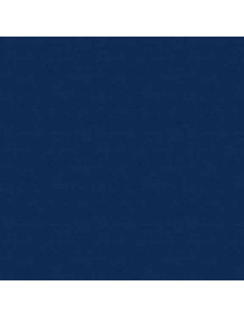 Tissu coton Linen Navy Bleu