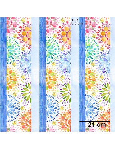 Tissu patchwork Summer Breeze Border par Jason Yenter pour In the Beginning Fabrics