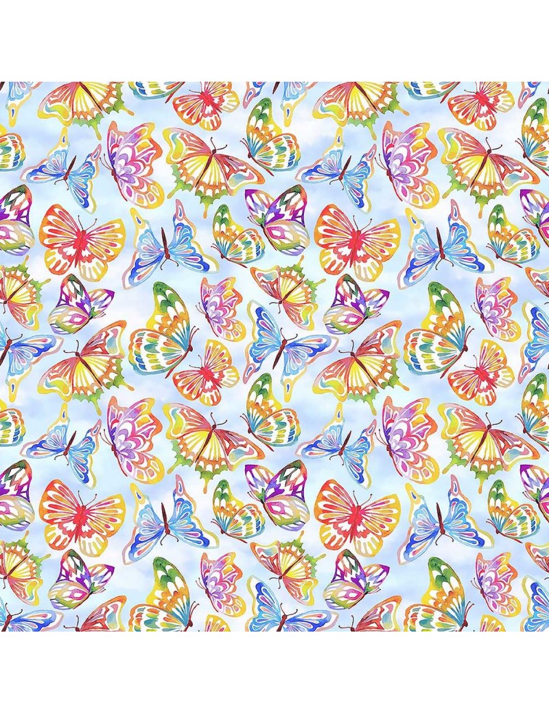 Summer Breeze Butterflies par Jason Yenter pour In the Beginning Fabrics