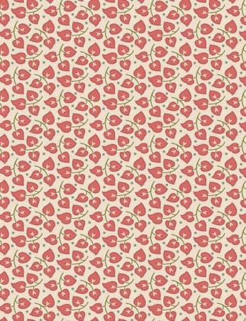 Fat quarter patchwork fabric Joy heartstrings by Edyta Sitar