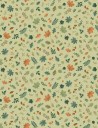 Foliage Cascade Green Fabric – Makower UK – Autumn Leaves on Sage