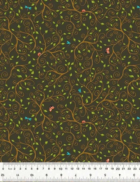 Enchanted Woods Cotton Fabric – Branches and Leaves – Windham Fabrics