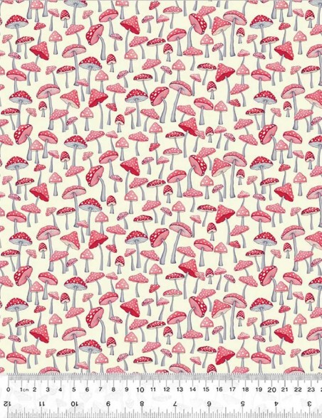 Mushroom Garden Fat Quarter – Enchanted Woods – Windham Fabrics