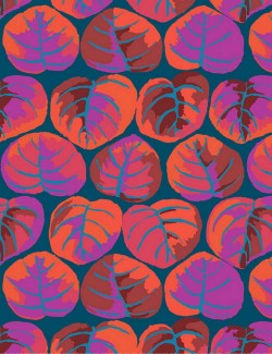 Palm Leaves de Kaffe Fassett Collective  PWGP208-RED