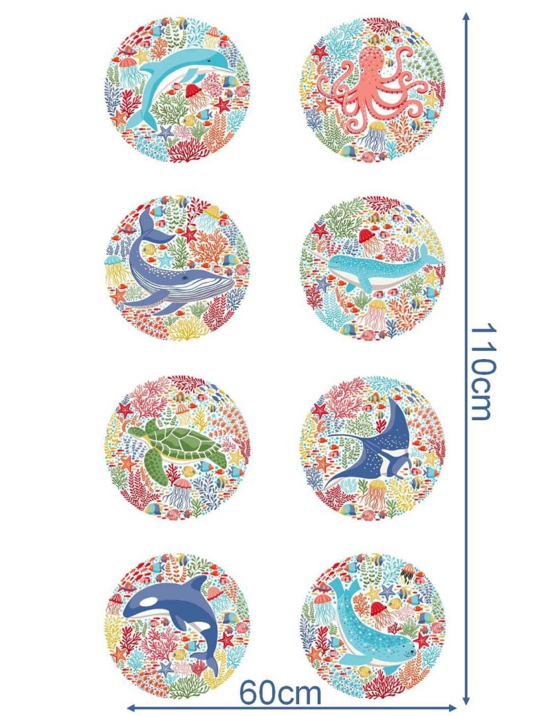 Panneau Deep Blue Sea 145-B/W – Makower UK