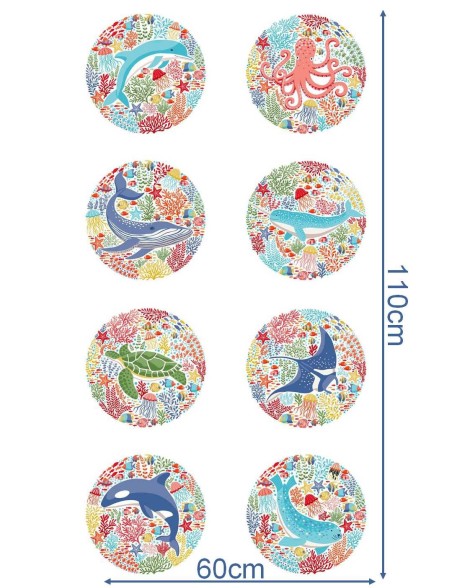 Panneau Deep Blue Sea 145-B/W – Makower UK