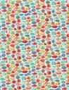 Tissu coton Deep Blue Sea poissons tropicaux – Makower