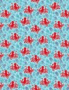 Tissu coton Deep Blue Sea pieuvres – Makower UK