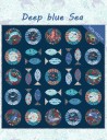 Kit patchwork Deep blue sea