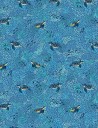 Deep Blue Sea Sea Turtles Cotton Fabric – Makower UK
