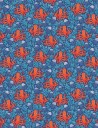 Fat quarter Deep Blue Sea pieuvres – Makower UK