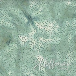 Fat Quarter Dot Batik imprimé plumetis vert bronze