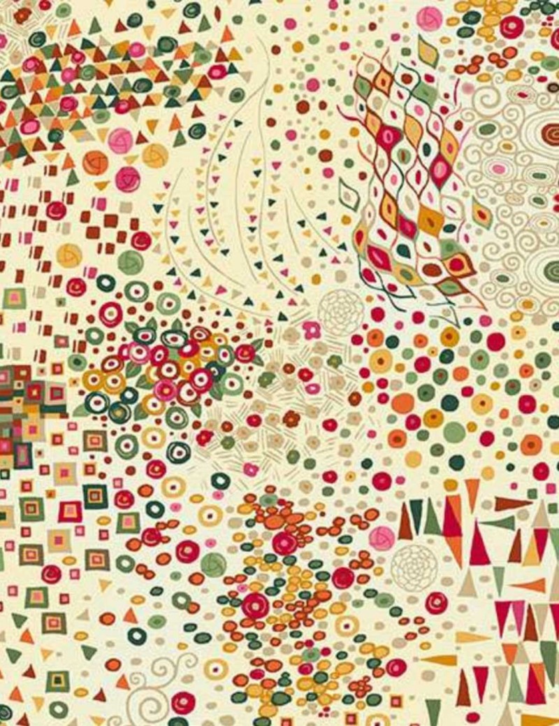 Tissu coton patchwork Golden Symphonie – Makower UK