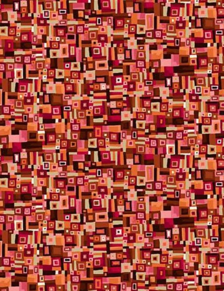 Golden Mosaic cotton patchwork fabric – Makower UK