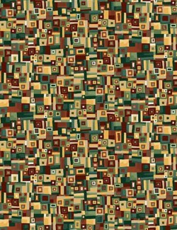 Tissu coton patchwork Golden Mosaïque – Makower UK