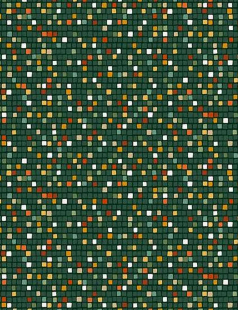 Golden Micro Squares Cotton Patchwork Fabric – Makower UK