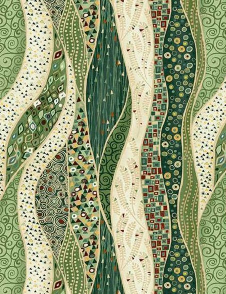 Golden Waves Cotton Patchwork Fat Quarter – Makower UK