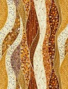 Fat quarter tissu coton patchwork Golden Vagues – Makower UK