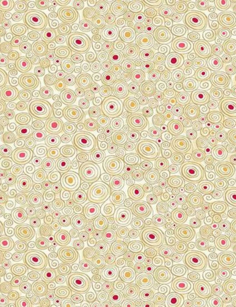 158-Q Golden Swirls Cotton Patchwork Fat Quarter – Makower UK