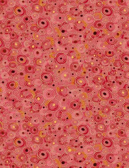 Golden Swirls Cotton Patchwork Fat Quarter – Makower UK
