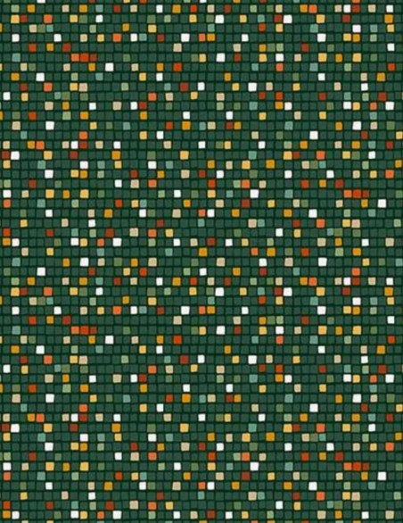 Golden Micro Squares Cotton Patchwork Fabric – Makower UK
