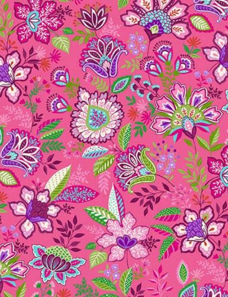 Tropica Botanical Cotton Patchwork Fabric – Makower UK