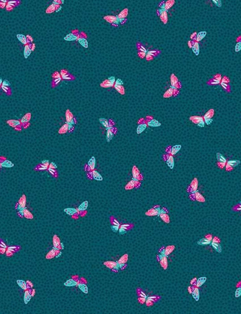 Tissu coton patchwork Tropica Butterflies – Makower UK