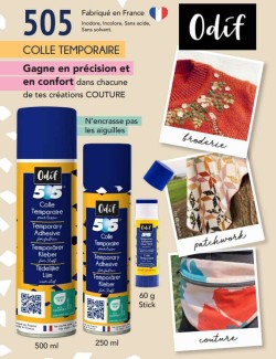 Odif 505 Temporary Fabric Adhesive – Spray and Glue Stick