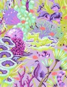 Reef What You See Ultraviolet Fat Quarter – Floral Reef Tula Pink