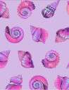 Shell We Dance Lilac Fat Quarter – Floral Reef Tula Pink