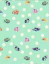 Fish Food Seafoam PWTP268 Fat Quarter – Floral Reef Tula Pink