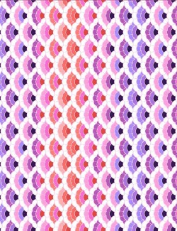 Scale Mail PWTP269 Patchwork Fabric – Floral Reef Tula Pink