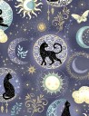 Tissu coton patchwork Charmed Twilight Makower UK – Chats célestes