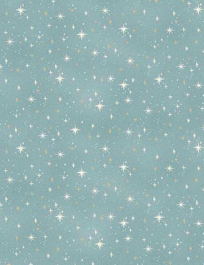 Tissu coton Étoiles scintillantes Charmed Makower UK au mètre